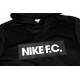 Nike F.C.  Φούτερ με Κουκούλα και Τσέπες Μαύρο