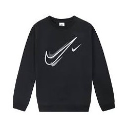 Nike Fleece Παιδικό Φούτερ Μαύρο