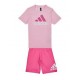Adidas Παιδικό Σετ με Σορτς Καλοκαιρινό  Ροζ 