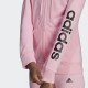 Adidas Essentials Logo  Ζακέτα Φούτερ με Κουκούλα Light Pink