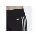 Adidas Essentials 3-Stripes Training Γυναικείο Κολάν-Σορτς Ψηλόμεσο Μαύρο