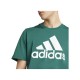 Adidas Single Jersey Big  T-shirt Κοντομάνικο Πράσινο