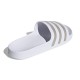 Adidas Adilette Slides Cloud White / Platinum Metallic