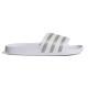 Adidas Adilette Slides Cloud White / Platinum Metallic