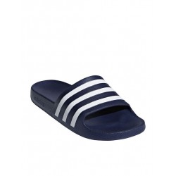 Adidas Adilette Aqua Slides Dark Blue / Cloud White