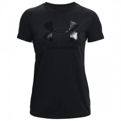 Under Armour Sportstyle Graphic Γυναικείο Αθλητικό T-shirt Fast Drying Μαύρο