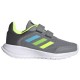 Adidas Αθλητικά Παιδικά Παπούτσια Running Tensaur Run 2.0 CF K με Σκρατς Γκρι