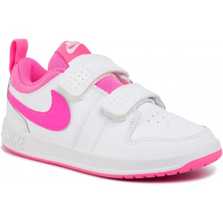 Nike Παιδικά Sneakers Pico 5 με Σκρατς White / Pink Blast