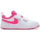 Nike Παιδικά Sneakers Pico 5 με Σκρατς White / Pink Blast