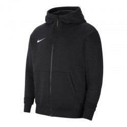 Nike Αθλητική Παιδική Ζακέτα Φούτερ Fleece με Κουκούλα Μαύρη Park 20