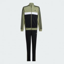 Adidas Παιδικό Παντελόνι Φόρμας Χακί Essentials 3-stripes Tiberio Track Suit