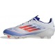 Adidas F50 League FG/MG Χαμηλά Ποδοσφαιρικά Παπούτσια με Τάπες Cloud White / Solar Red / Lucid Blue