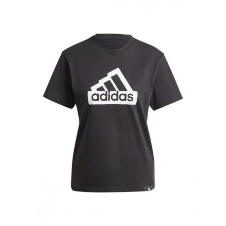 Adidas Γυναικείο Αθλητικό T-shirt Μαύρο