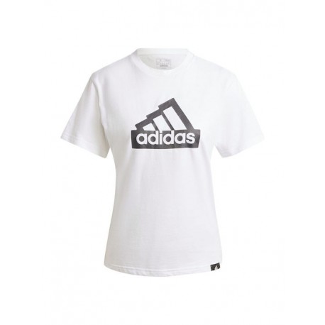 Adidas Γυναικείο Αθλητικό T-shirt Λευκό