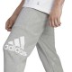 Adidas Παντελόνι Φόρμας με Λάστιχο Γκρι