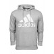 Adidas Essentials French Terry Φούτερ με Κουκούλα Γκρι