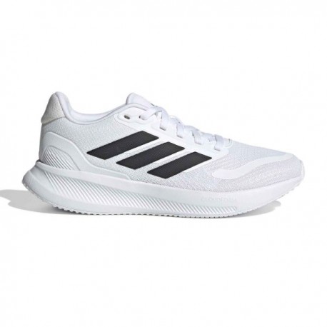 Adidas Runfalcon 5 Αθλητικά Παιδικά Παπούτσια Running με Κορδόνια Λευκά
