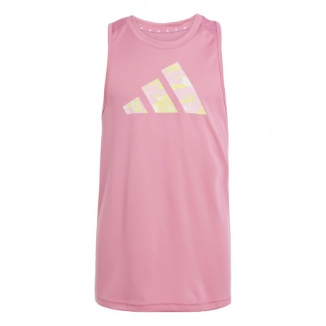 Παιδική Αμάνικη Μπλούζα Φούξια - adidas Sportswear Train Essentials Flower Print