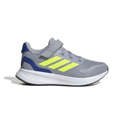 Adidas Runfalcon 5 El C Παιδικά Sneakers με Σκρατς Γκρι