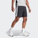 Adidas French Terry 3-stripes Ανδρική Βερμούδα Μαύρη