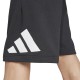 Adidas Essentials Big Logo French Terry Ανδρική Βερμούδα Μαυρο