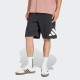 Adidas Essentials Big Logo French Terry Ανδρική Βερμούδα Μαυρο