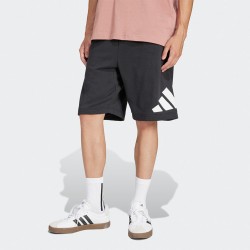 Adidas Essentials Big Logo French Terry Ανδρική Βερμούδα Μαυρο