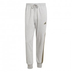 Παντελόνι adidas Seasonal Essentials Colorblock σε γκρι χακί χρώμα