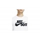 Nike Just Do It Αθλητικό T-shirt Λευκό