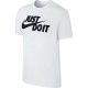 Nike Just Do It Αθλητικό T-shirt Λευκό