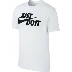 Nike Just Do It Αθλητικό T-shirt Λευκό