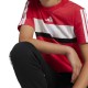  T-shirt adidas Κόκκινο J Seasonal Essential Tiberio 3 Stripes