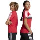  T-shirt adidas Κόκκινο J Seasonal Essential Tiberio 3 Stripes
