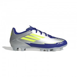 Adidas F50 Club Ποδοσφαιρικά Παπούτσια με Τάπες FG/MG Ασημί