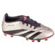 Adidas Παιδικά Ποδοσφαιρικά Παπούτσια Club Fxg Jr με Τάπες Ασημί