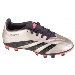 Adidas Παιδικά Ποδοσφαιρικά Παπούτσια Club Fxg Jr με Τάπες Ασημί