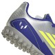 Adidas Παιδικά Ποδοσφαιρικά Παπούτσια Messi F50 Club Tf με Σχάρα Ασημί