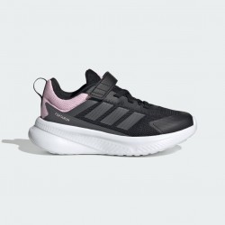 Adidas Fortarun Αθλητικά Παιδικά Παπούτσια Running με Σκρατς Μαύρα