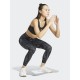 Adidas Techfit Training Γυναικείο Cropped Κολάν Μαύρο