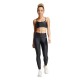 Adidas Optime Essentials Training Γυναικείο Κολάν Γυαλιστερό & Ψηλόμεσο Μαύρο