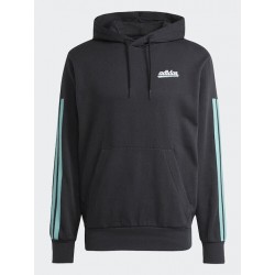 Adidas Sportswear Φούτερ με Κουκούλα Μαύρο