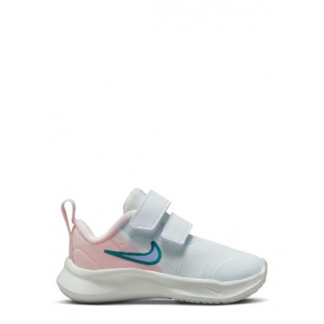 Nike Star Runner 3 Αθλητικά Παιδικά Παπούτσια Running με Σκρατς Λευκά