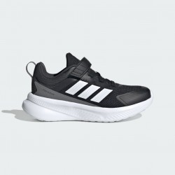 Adidas Fortarun Fortarun 4.0 Παιδικά Αθλητικά Παπούτσια για Τρέξιμο με Κλείσιμο με Κρίκους και Θηλιές, Μαύρα
