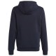 Adidas Παιδικό Φούτερ με Κουκούλα και Τσέπες Navy Μπλε Big Essentials