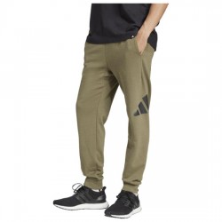 Adidas Essentials Ανδρικό Παντελόνι Φόρμας με Λάστιχο Χακί