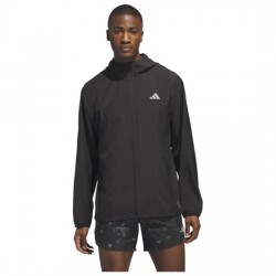 Adidas Run It Jacket Αθλητικό Μπουφάν Μαύρο