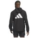Adidas Run It Jacket Αθλητικό Μπουφάν Μαύρο