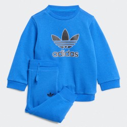 Adidas Παιδικό Σετ Φόρμας Blue, Black 2τμχ Trefoil