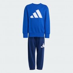 Adidas Παιδικό Σετ Φόρμας Royal Blue/white 2τμχ Essentials