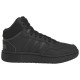 Adidas Hoops Παιδικά Sneakers High Μαύρα